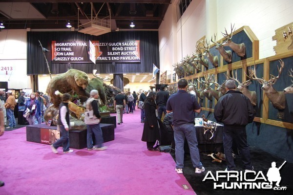 Taxidermy at Safari Club International Convention