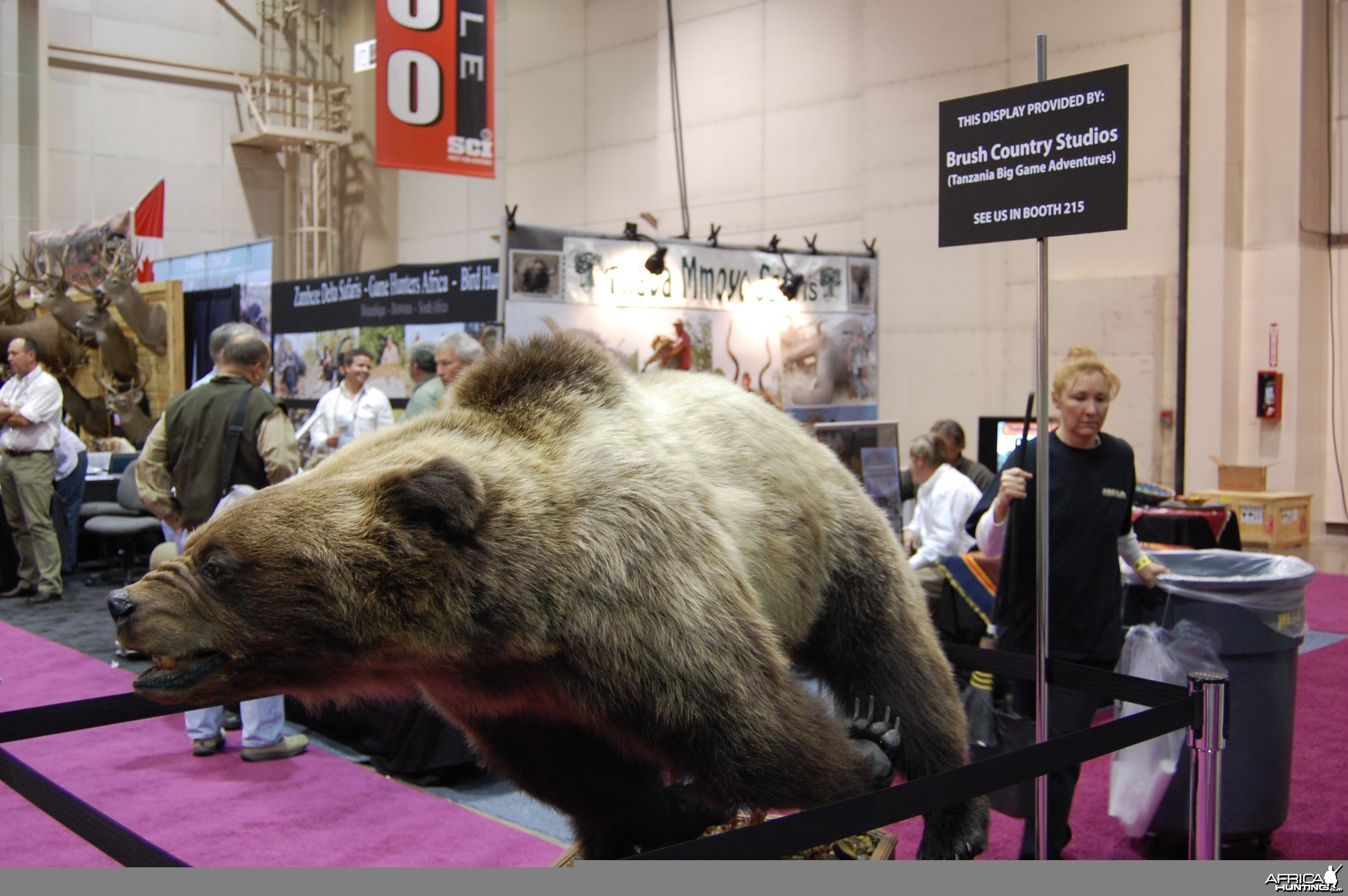 Taxidermy at Safari Club International Convention
