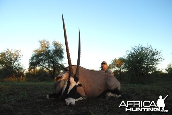Hunting Gemsbok in Limpopo South Africa 36 1/4 inches