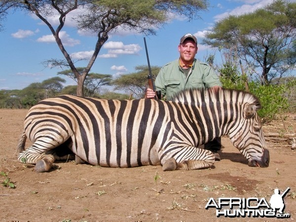 Zebra Hunt at Savuli Ranch, The Save, Zimbabwe