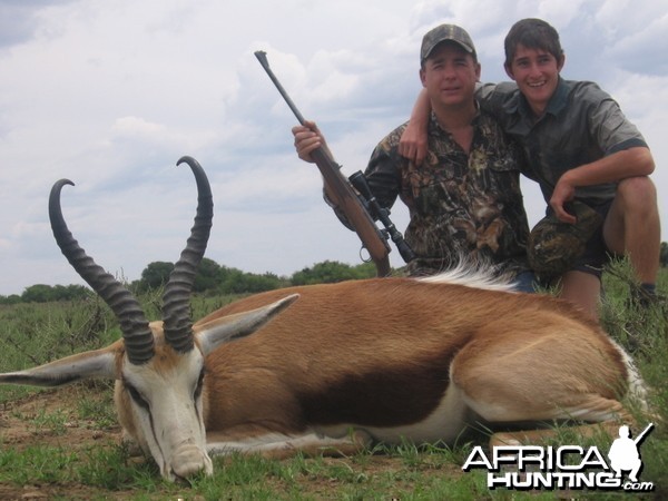 Hunting Springbok