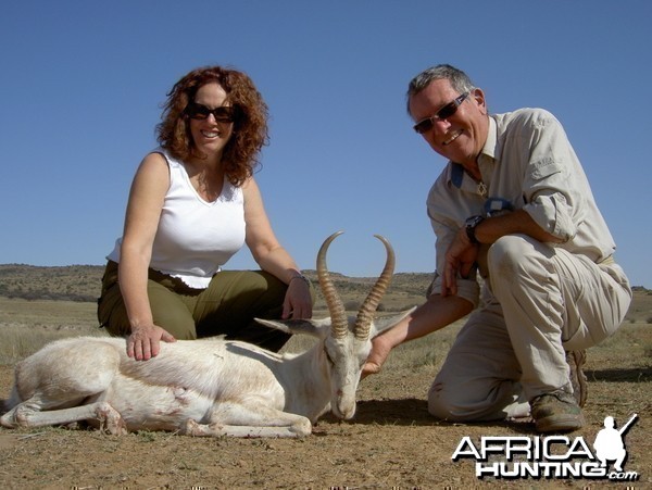 Hunting White Springbok