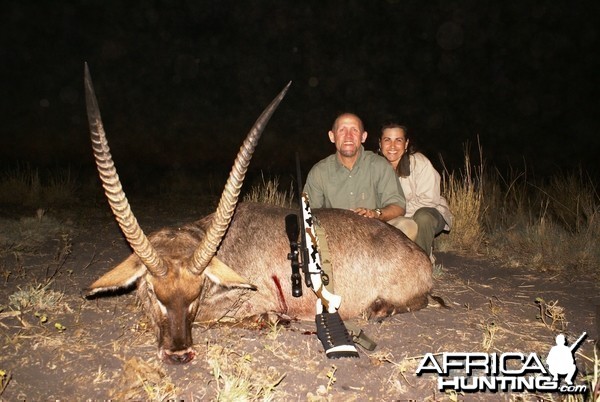 Hunting Waterbuck