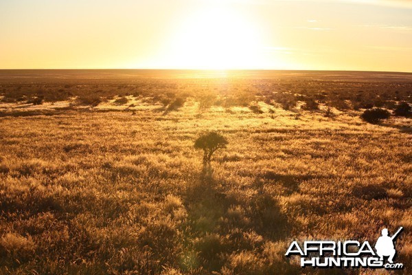 African Sunrises, here at the edge of the Kalahari - always beautiful