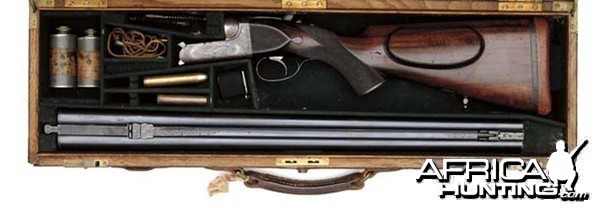 Ernest Hemingway's .577 Nitro Express Double Rifle by Westley Richards