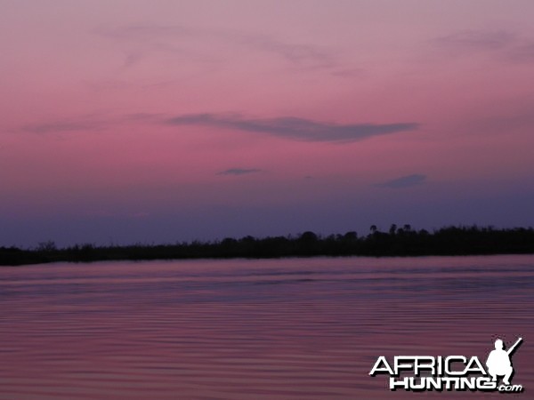 Sunset Caprivi Namibia