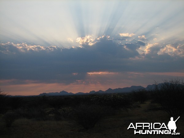 Sunset Namibia