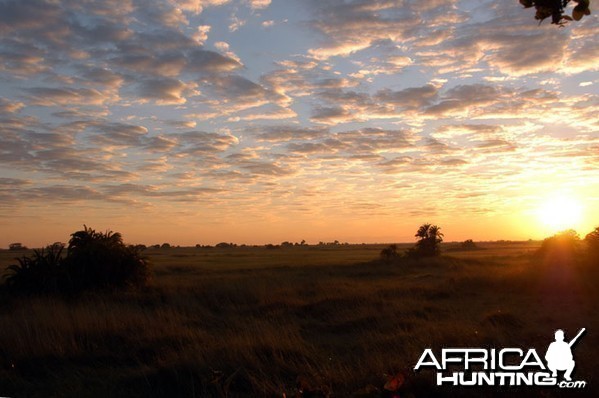 Sunset in Zambia