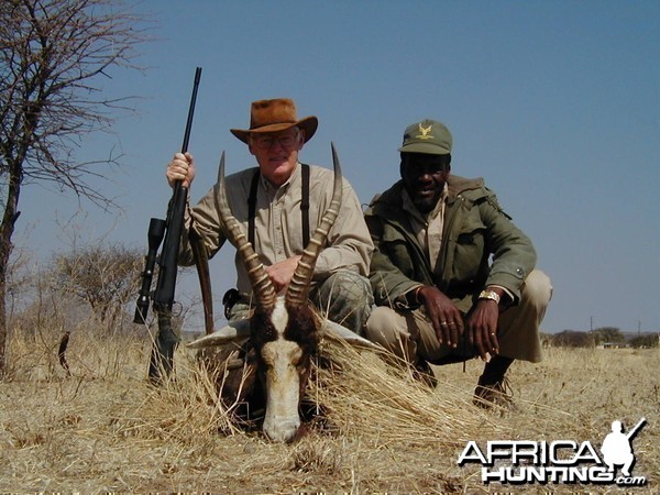 Hunting Blesbok in Namibia