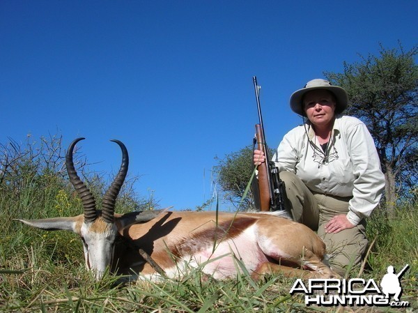 Hunting Springbok in Namibia