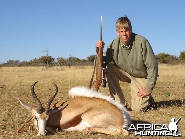 Hunting Springbok in Namibia