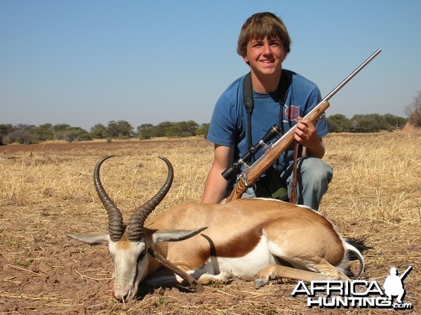 Hunting Springbok in Namibia