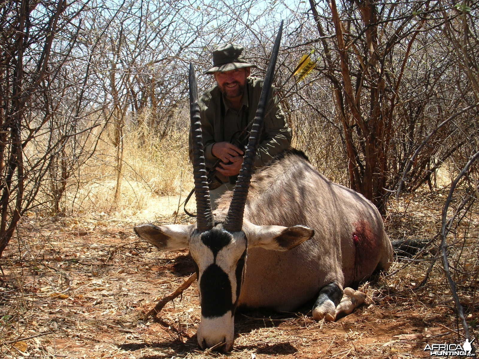 Bowhunting Gemsbok in Namibia