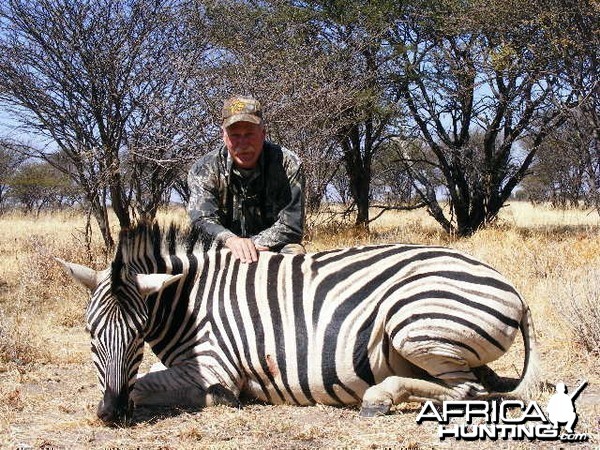 Bowhunting Zebra in Namibia