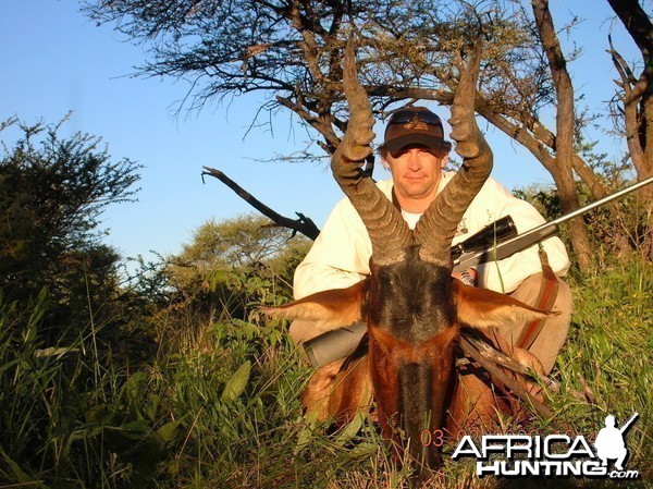 Hunting Red Hartebeest in Namibia