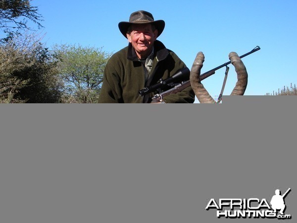 Hunting Red Hartebeest in Namibia