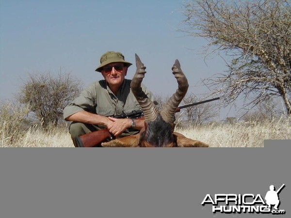 Hunting Red Hartebeest in Namibia