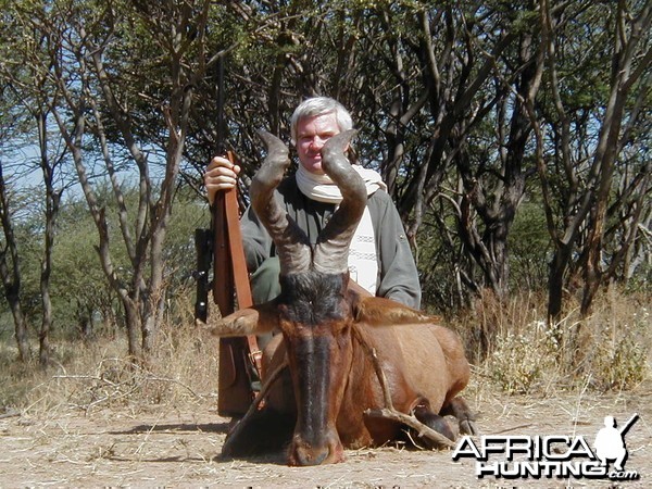 Hunting Red Hartebeest in Namibia