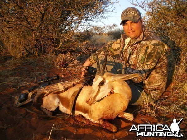 Hunting Springbuck with Croosbow