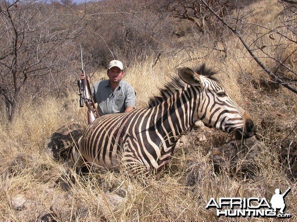 Hunting Hartmann's Mountain Zebra in Namibia