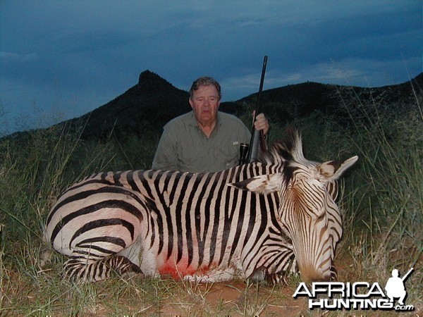 Hunting Hartmann's Mountain Zebra in Namibia