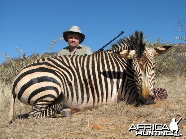 Hunting Hartmann's Mountain Zebra in Namibia