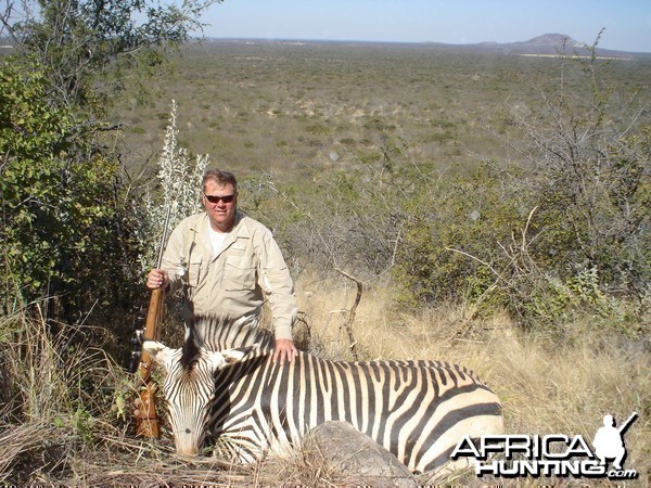 Hunting Hartmann's Mountain Zebra in Namibia