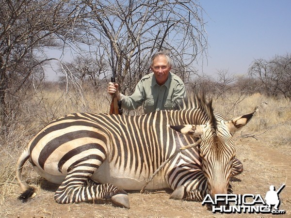 Hunting Hartmann's Mountain Zebra in Namibia