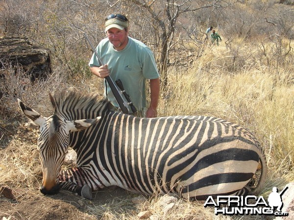 Hunting Hartmann's Mountain Zebra in Namibia