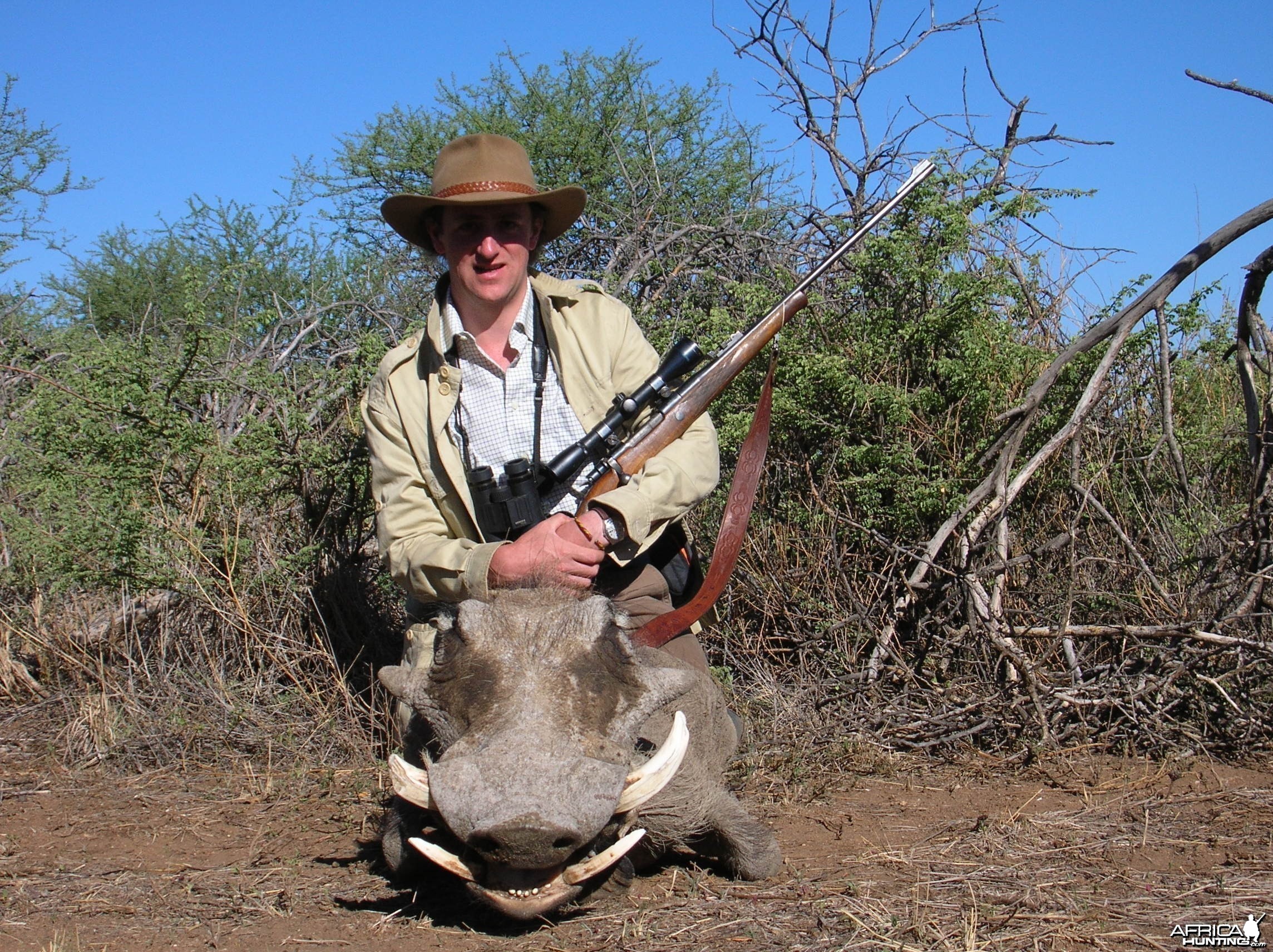 Hunting Warthog in Namibia