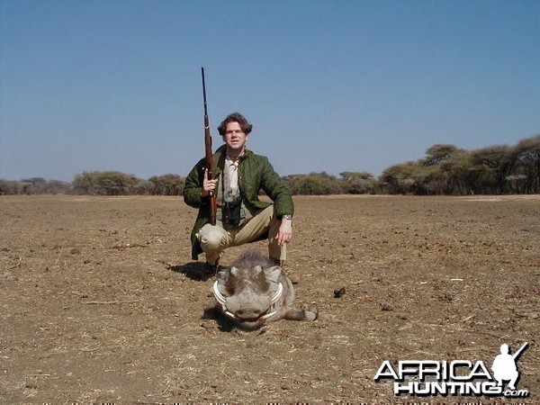 Hunting Warthog in Namibia