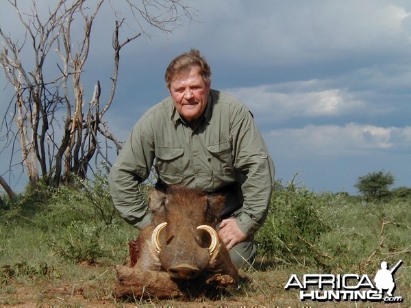 Hunting Warthog in Namibia