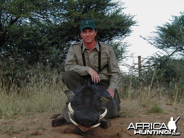 Hunting Warthog in Namibia