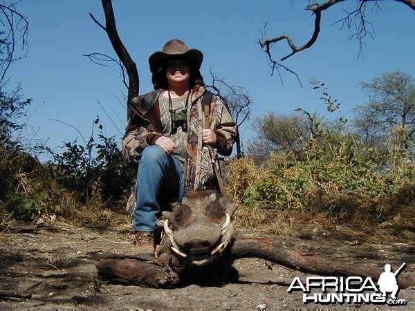 Hunting Warthog in Namibia