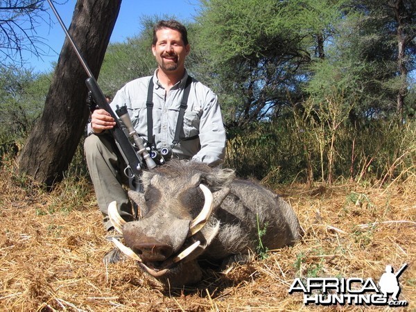 Hunting Warthog in Namibia