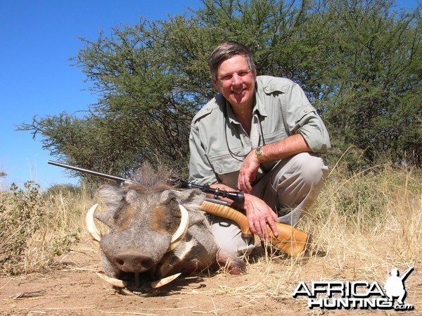 Hunting Warthog in Namibia