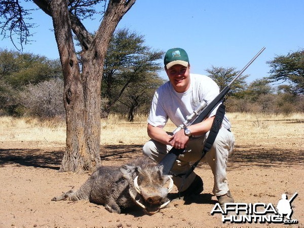 Hunting Warthog in Namibia