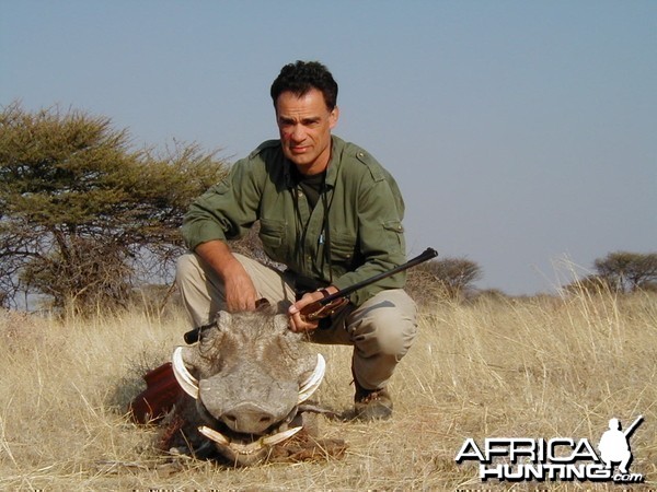 Hunting Warthog in Namibia