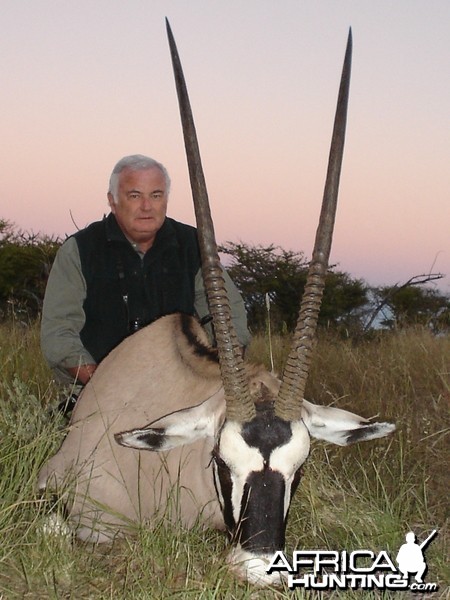 Hunting Gemsbok in Namibia