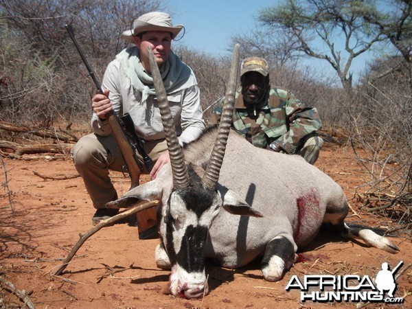 Hunting Gemsbok in Namibia