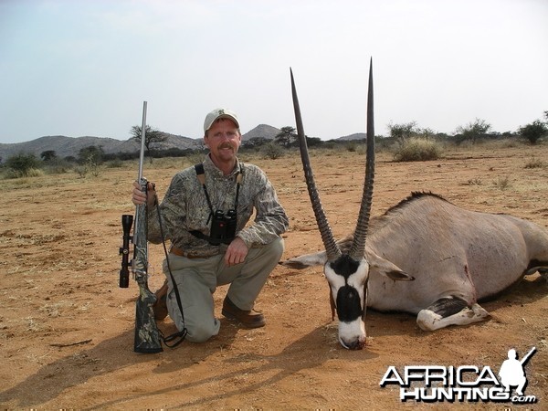 Hunting Gemsbok in Namibia