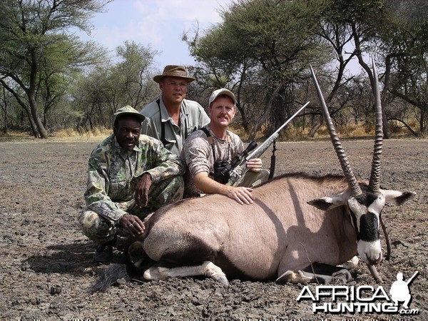 Hunting Gemsbok in Namibia