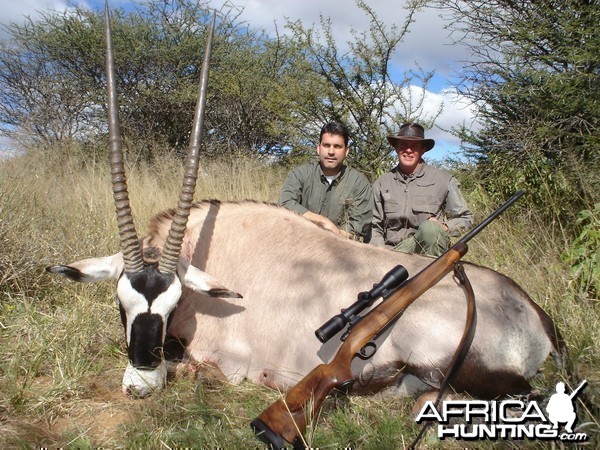 Hunting Gemsbok in Namibia