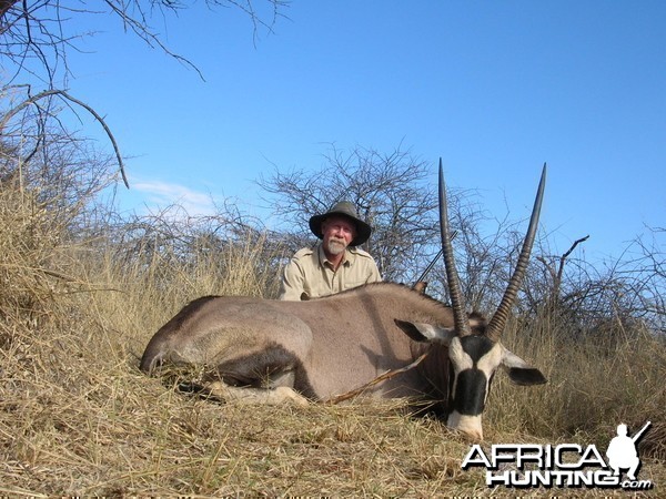 Hunting Gemsbok in Namibia