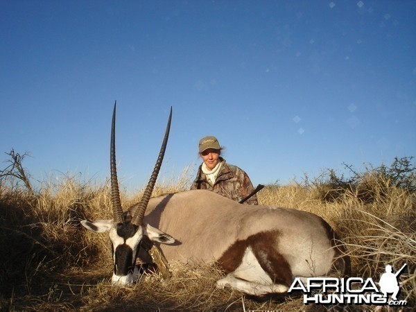 Hunting Gemsbok in Namibia