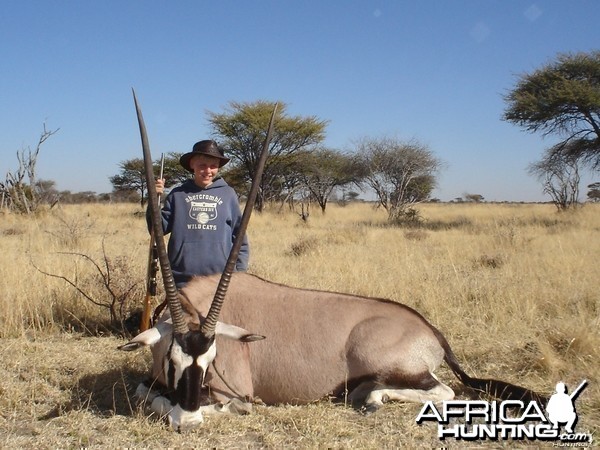 Hunting Gemsbok in Namibia