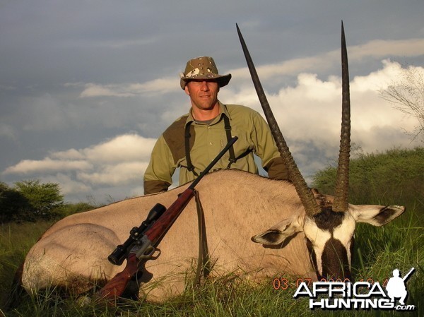 Hunting Gemsbok in Namibia