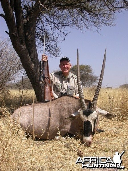 Hunting Gemsbok in Namibia