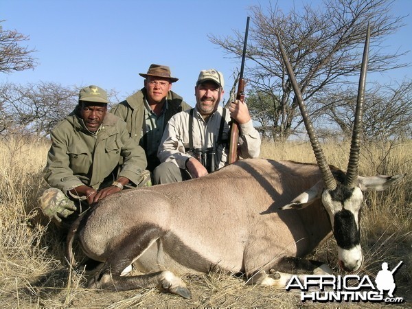 Hunting Gemsbok in Namibia