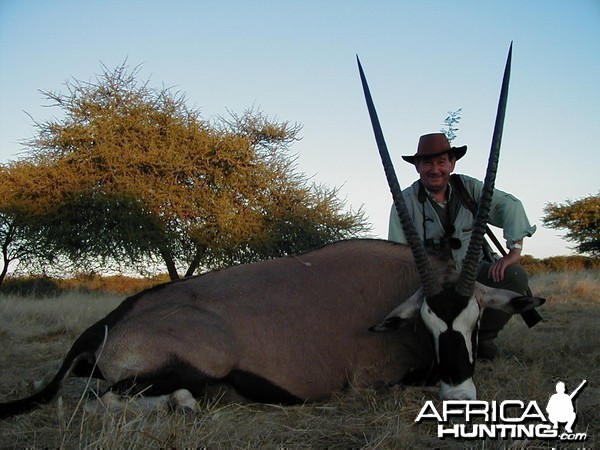 Hunting Gemsbok in Namibia